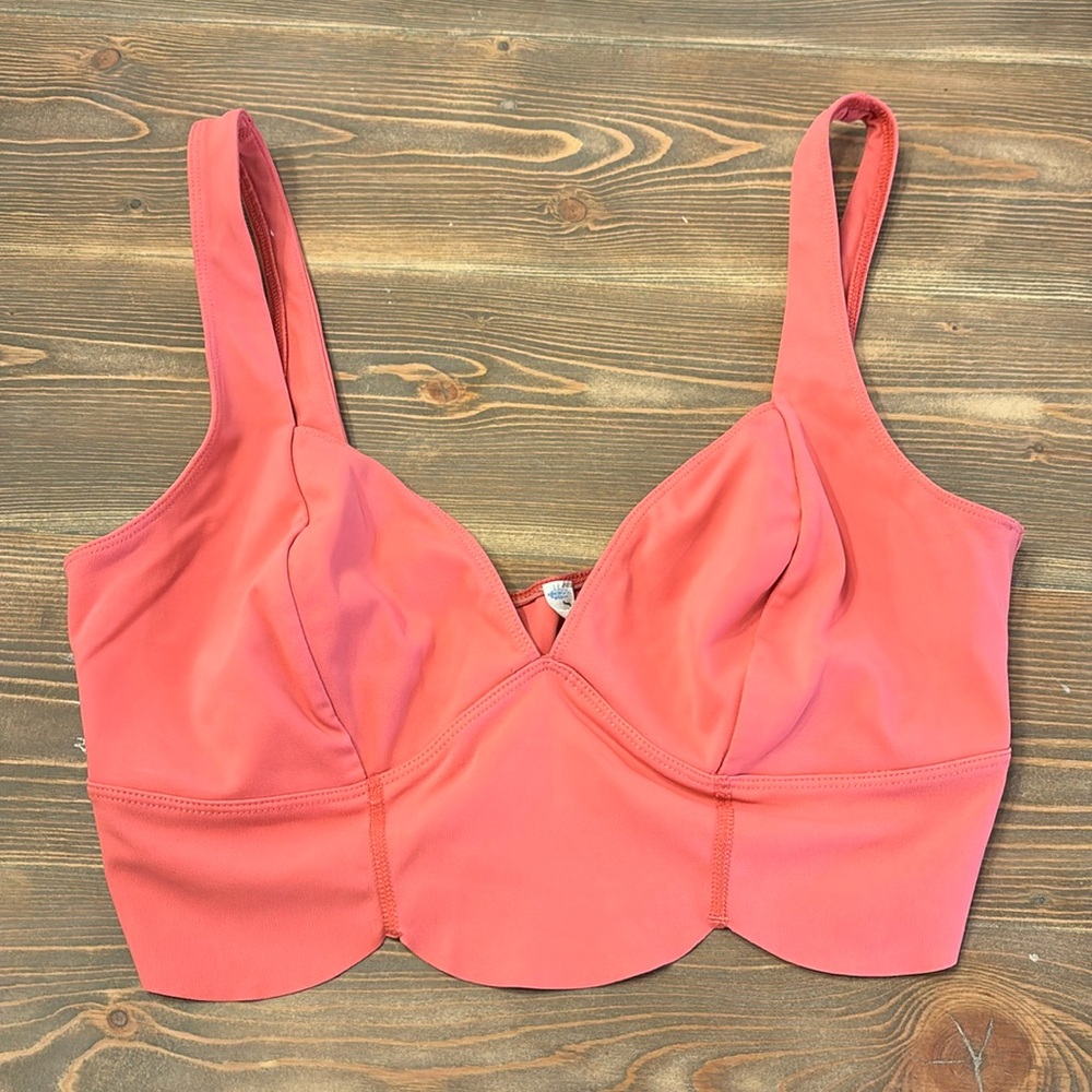 Free people movement hot pink top